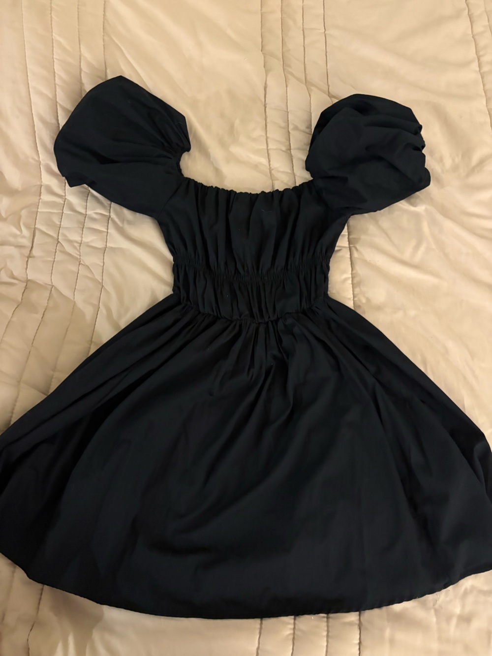Abercrombie & Fitch Women's Black Fit and Flare Mini Dress